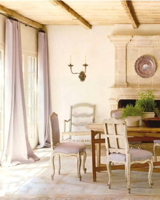 Provence style dining room