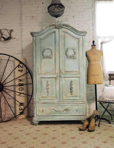 shabby chic armoires