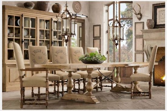 french country dining room