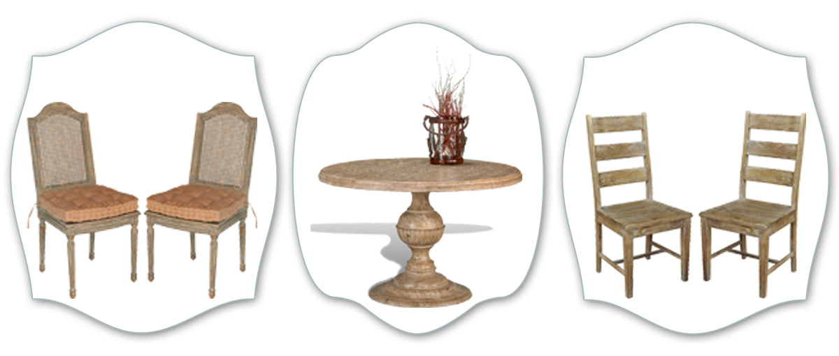 Southwestern style tables and chairs