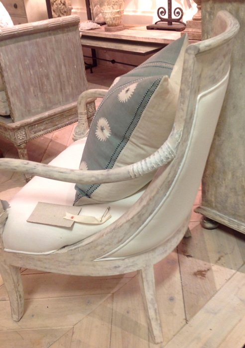 Curved French Wood Chair - Dauphine