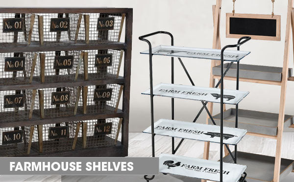 Farmhouse Shelves and Ladders