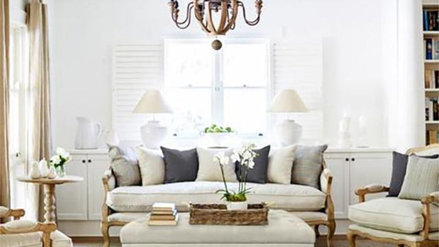 Neutral Provence Living Room