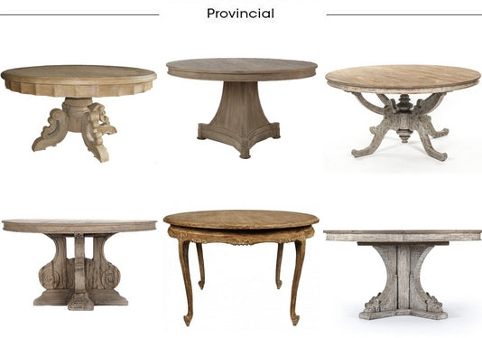 Provence Chic Round Tables from Belle Escape