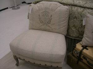 shabby chic upholstered chair