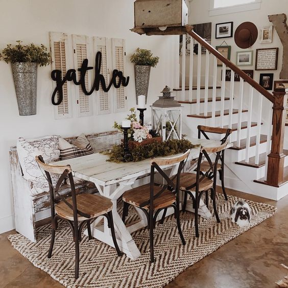 cozy family dining room