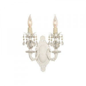 shabby chic double sconce