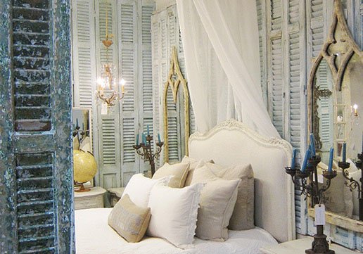 vintage french style bedroom