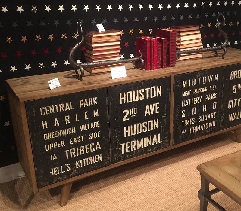 soho industrial chic sideboard