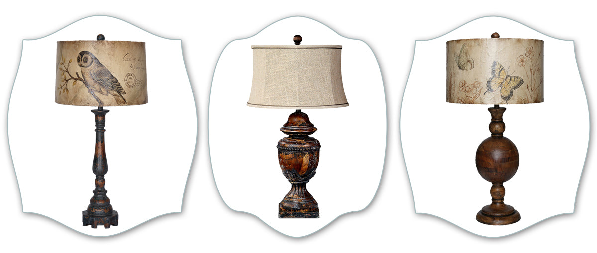 rustic style lamps