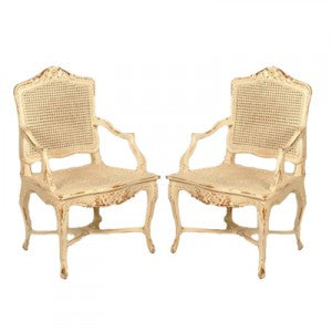 shabby chic arm chairs