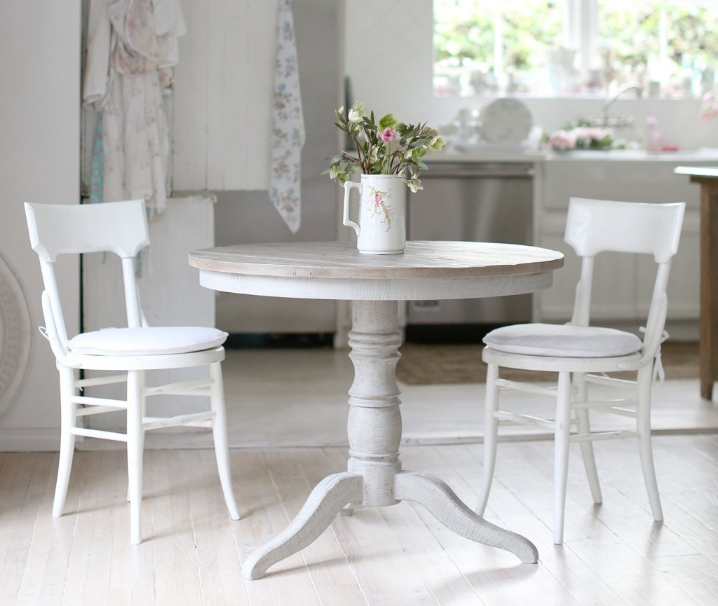 shabby chic bistro table