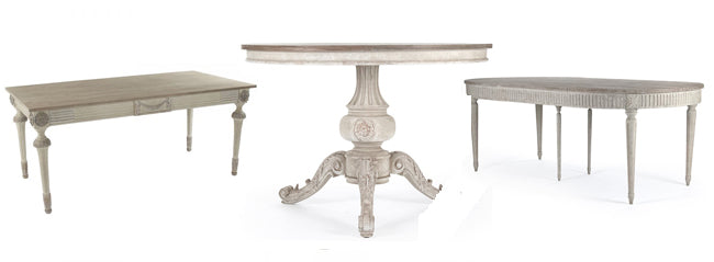 shabby chic dining room tables