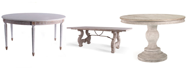 shabby chic dining tables