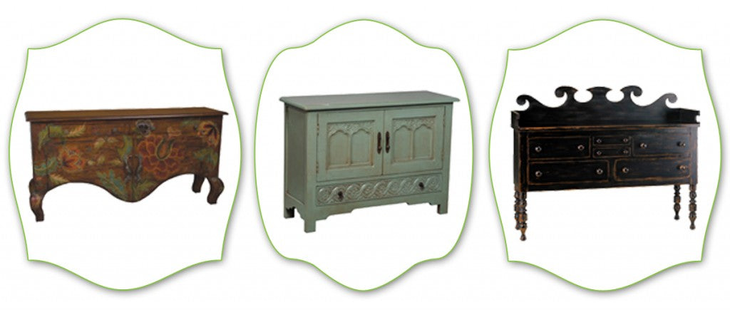 painted distressed sideboards