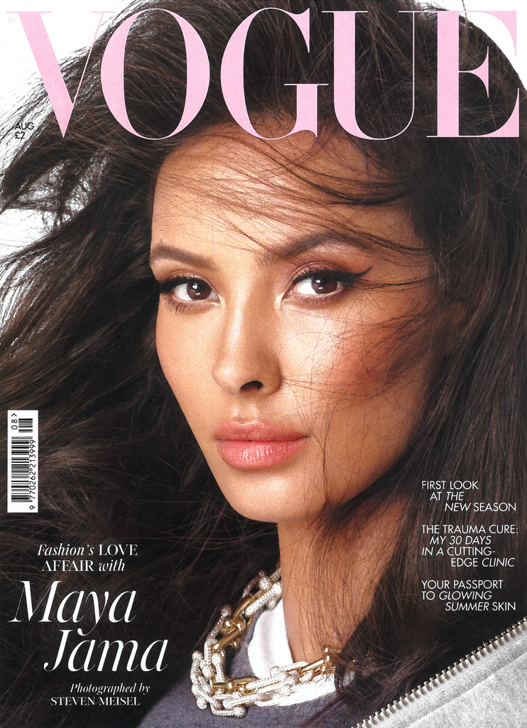 August british vogue cover maya jama