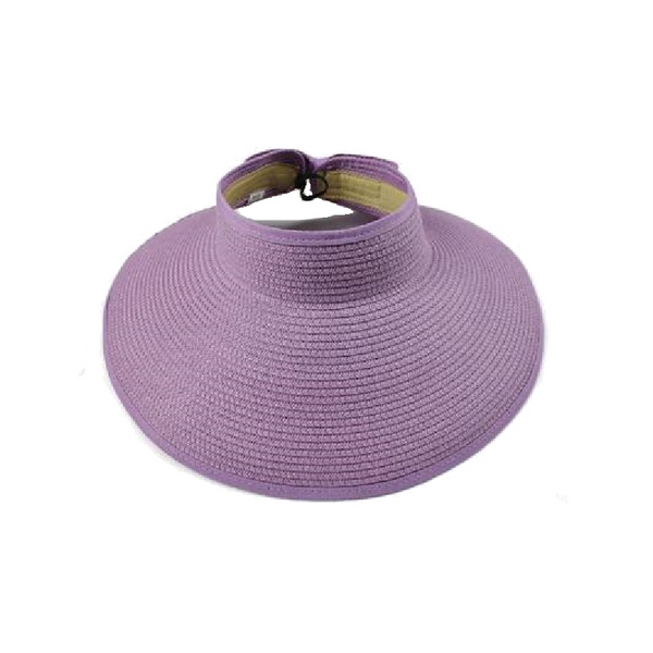 Chapeau de Paille Tendance Pliable Violet