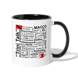The Trini Spot - Contrast Coffee Mug - Trini Talk - 005TTCCMB - it's OON