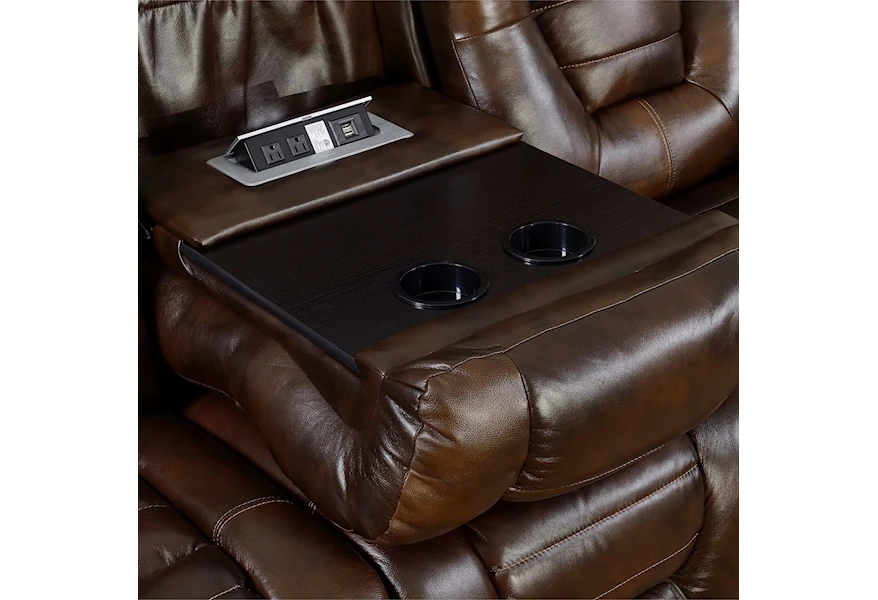 Power Reclining Sofa with Transformer Functionality
