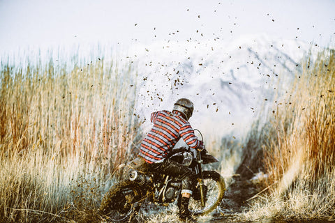 rider in dirt