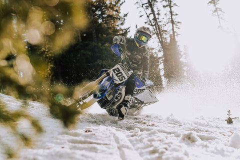 rider in snow