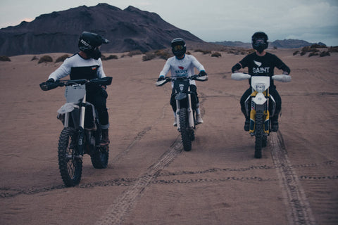 three riders