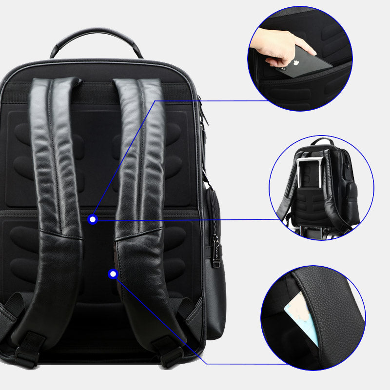 The Narcissus Luxurious Business Laptop Leather Backpack