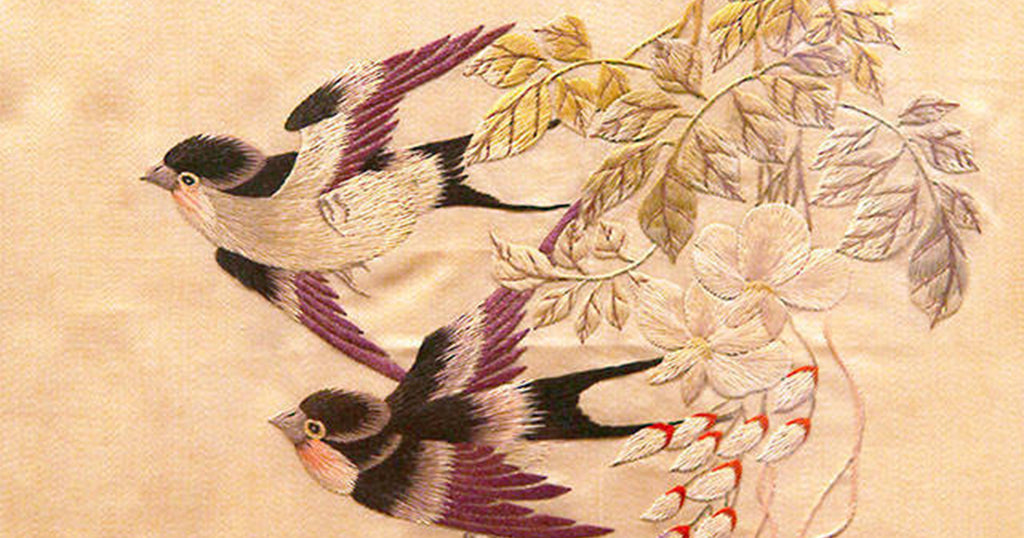 Broderie-chinoise-oiseaux