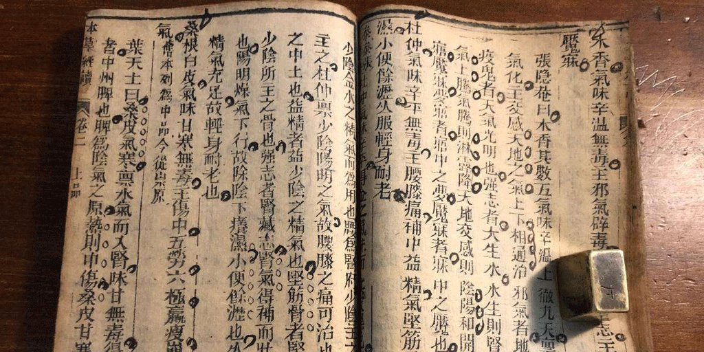 ancien livre chinois