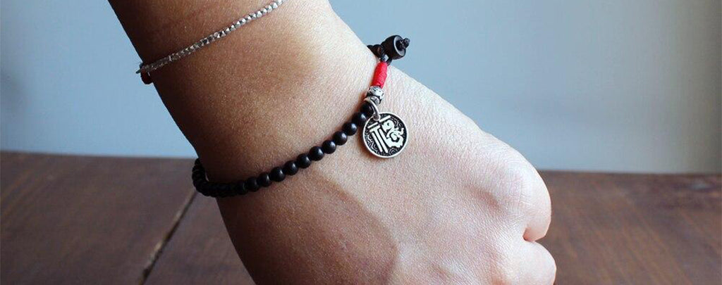 bracelet-chinois-tibétain-médaillon