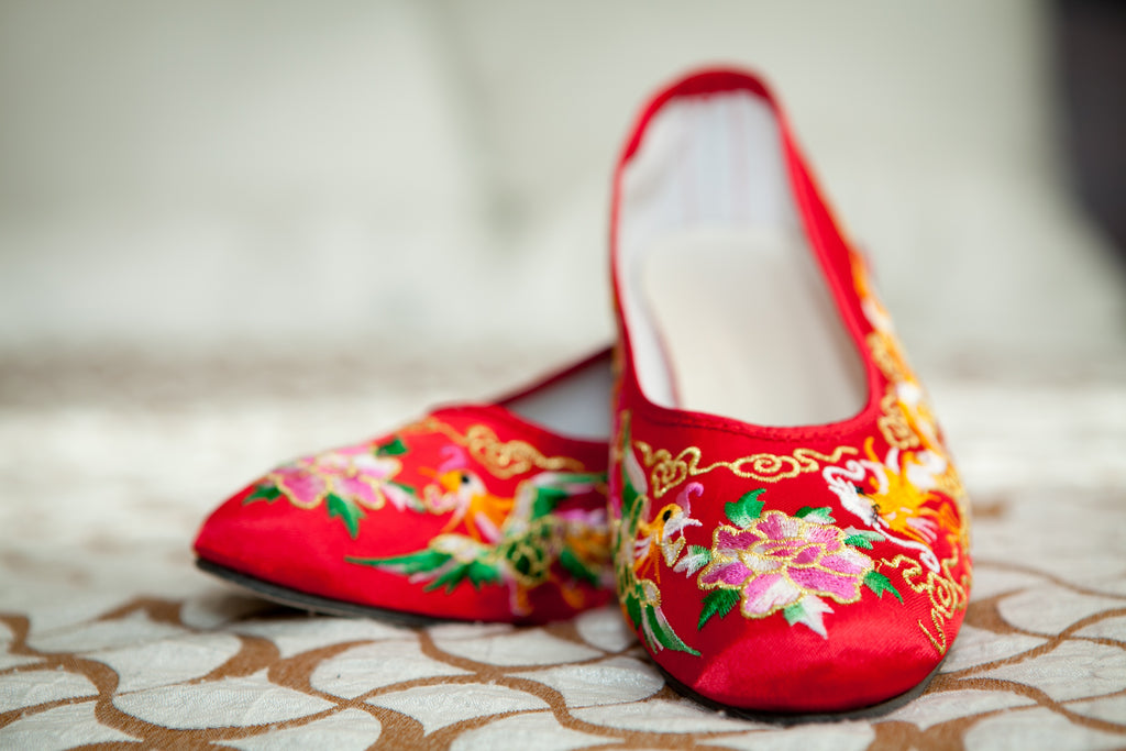 chaussure de mariée chinoise