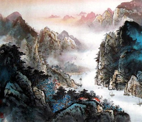 grand paysage chinois