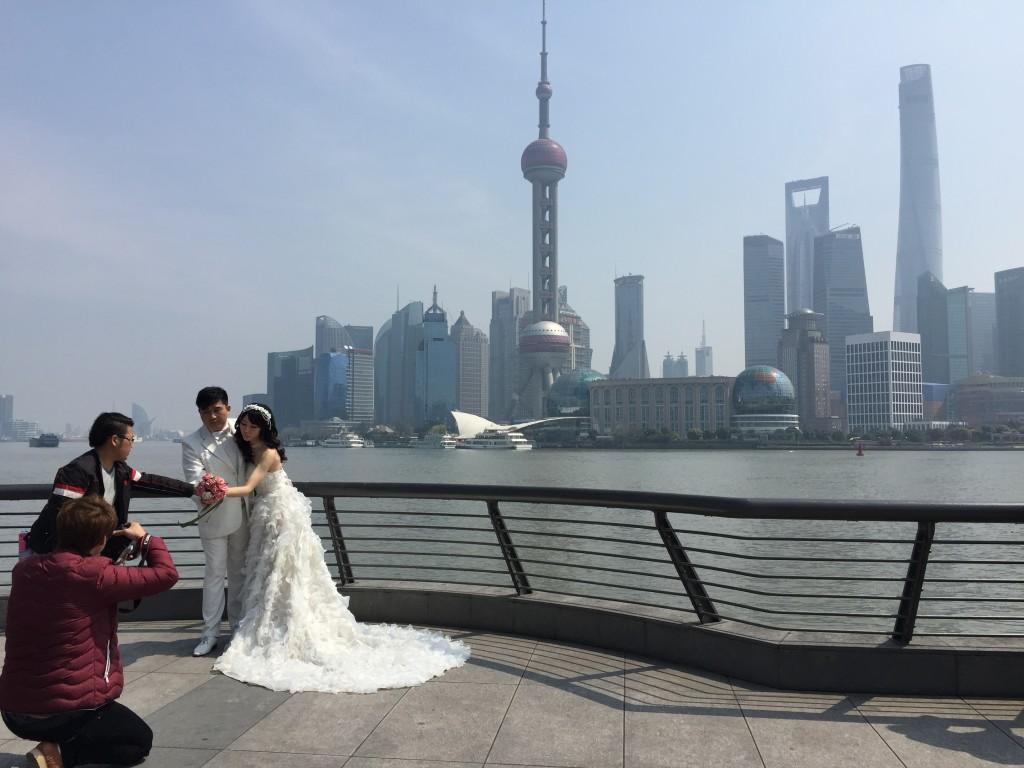 photo de mariage the bund