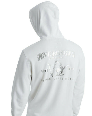 true religion double puff hoodie
