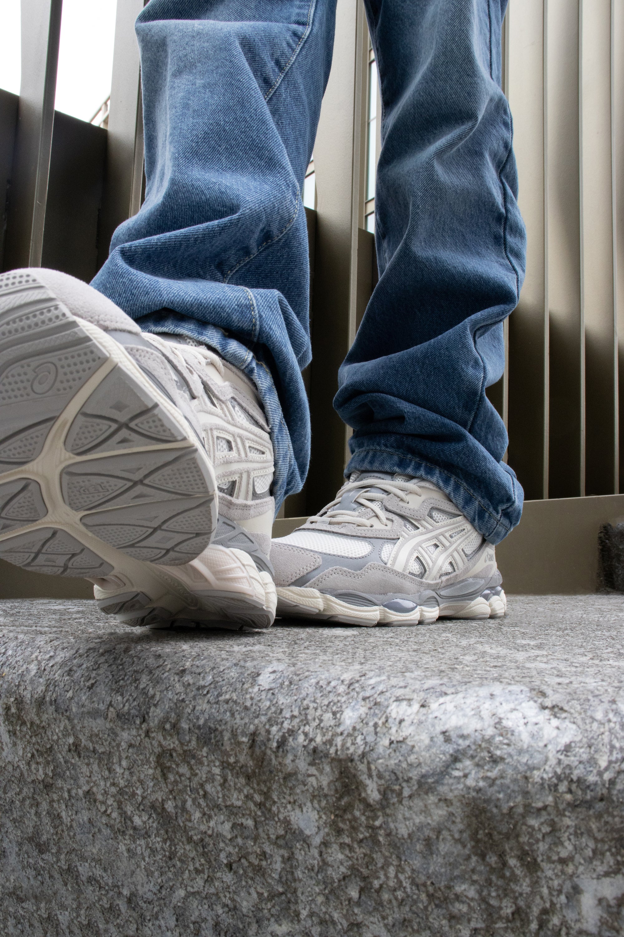 超レア】 asics GEL-NYC cream oyster grey 26.5 - 靴