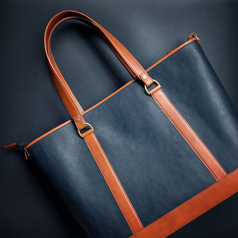 leather tote bag