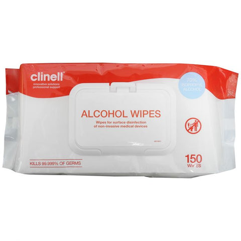 70% Alcohol Wipes - 150 Wipes