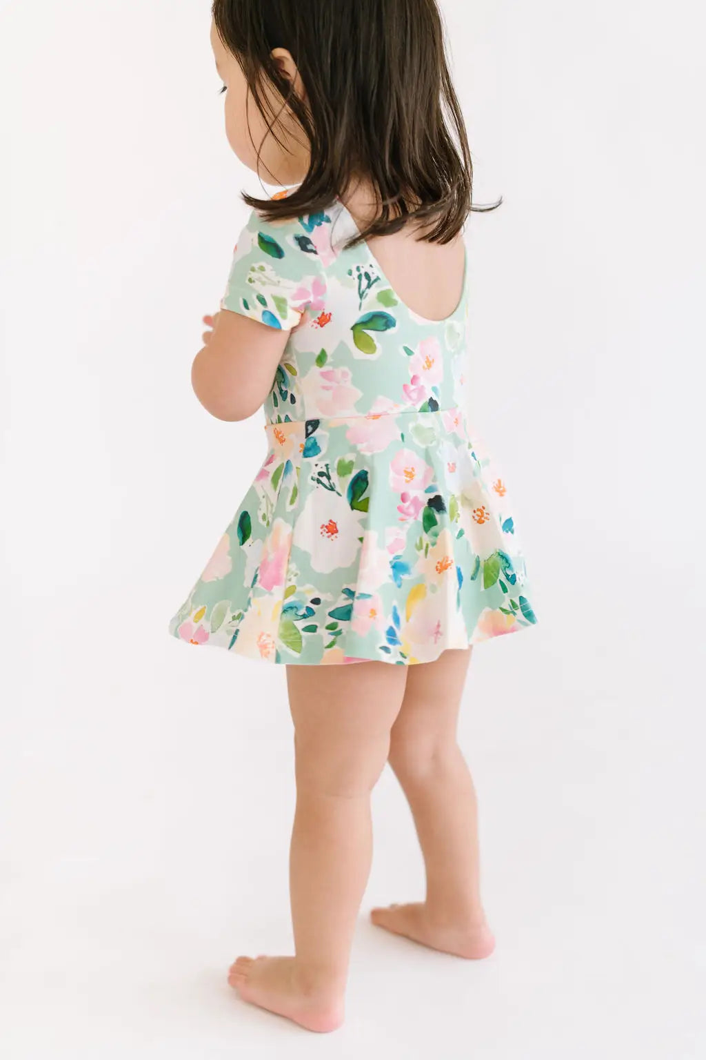 Skirted Leo in Watercolor Floral