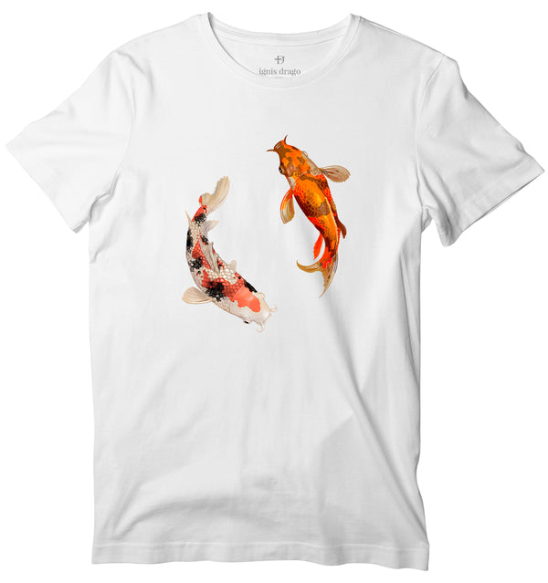 Koi Fish Full Sleeve T-shirt - World's Best Graphic T-shirts – Ignis Drago  India