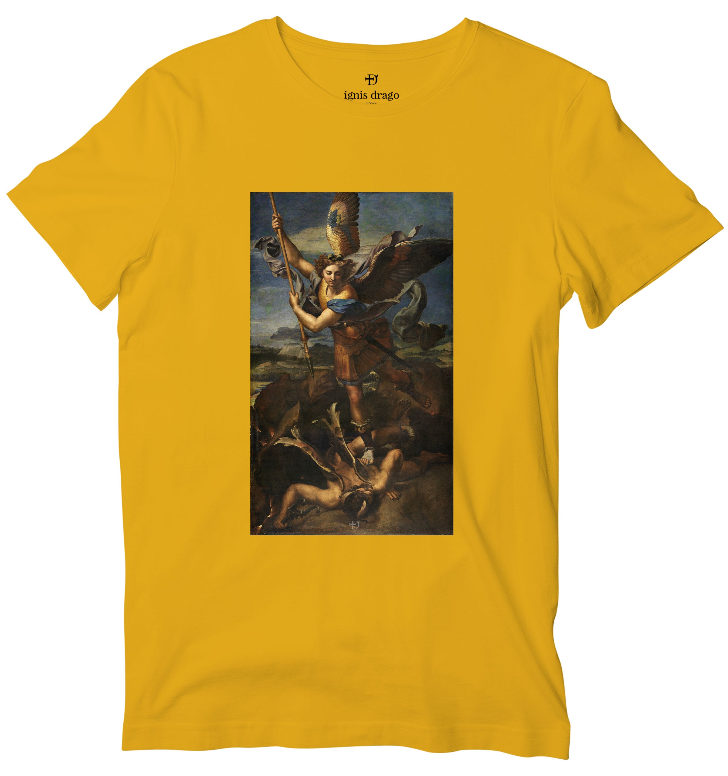 St. Michael Vanquishing Satan Art T-shirt - Raphael - World’s Best ...