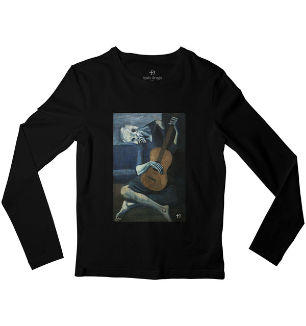 The Old Guitarist By Pablo Picasso Man's T-Shirt Tee