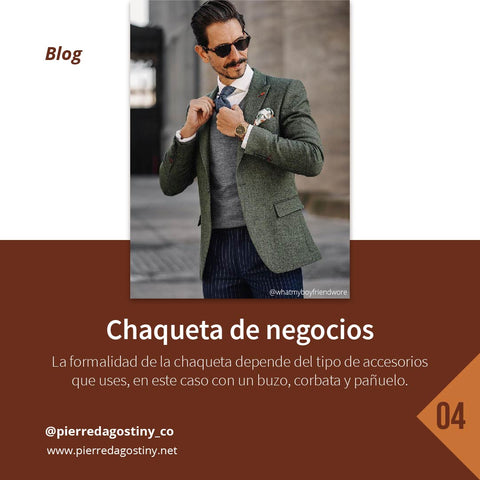 Chaqueta casual para negocios