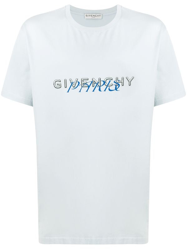 givenchy light blue t shirt