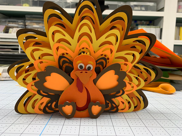 Download 3d Layered Turkey Svg Dxf Eps Png Craft Room Time