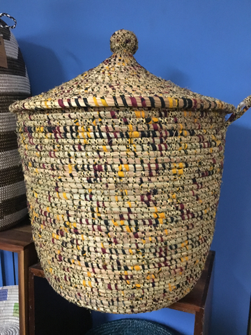 Senegalese rag basket