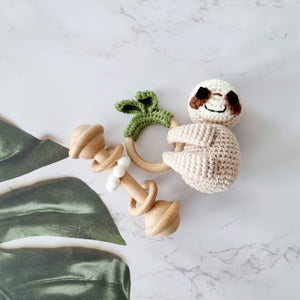 Baby Rattle Gift Set - Reindeer, Fox or Sloth