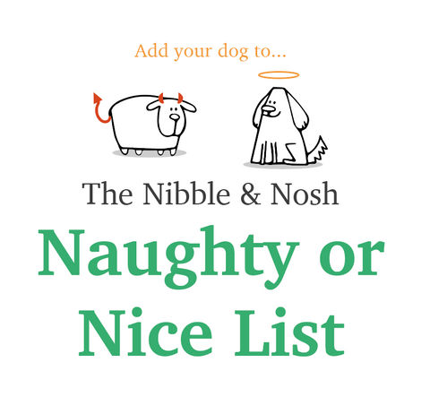 Christmas Naught or Nice list for dogs