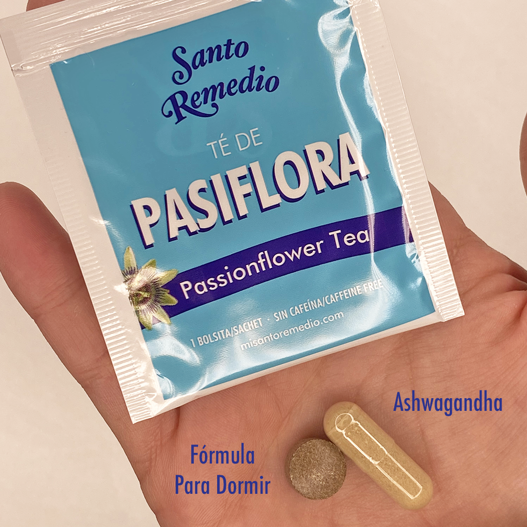 Suplementos Ashwagandha Y Te De Pasiflora Santo Remedio