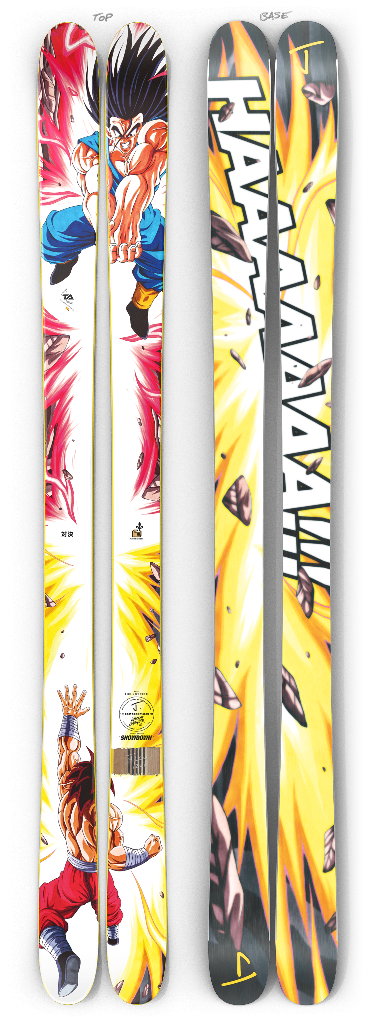 Team Skibladezzz FRANKFOOTER II · J skis • Limited Edition skis designed  by Jason Levinthal