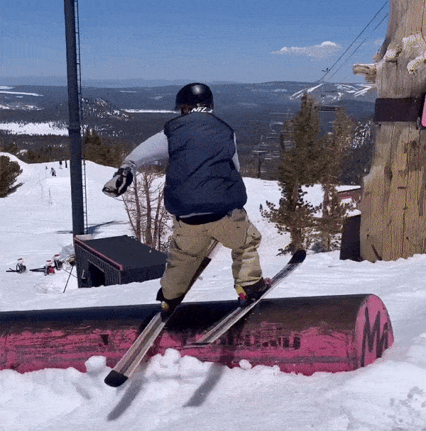 Juice ripping the park on the new allplay ski